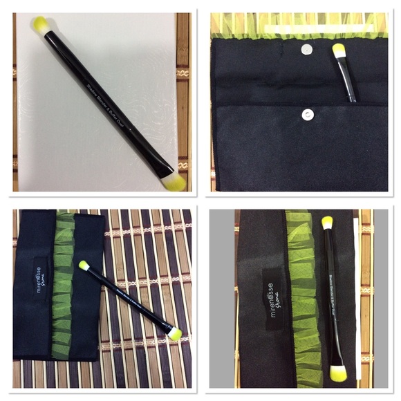 🐘 Mirenesse Vegan Shadow Blender Buffet duet Brush - Picture 2 of 6